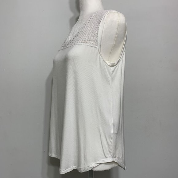 Nue Options mesh top, v-neck sleeveless shirt - Picture 3 of 4